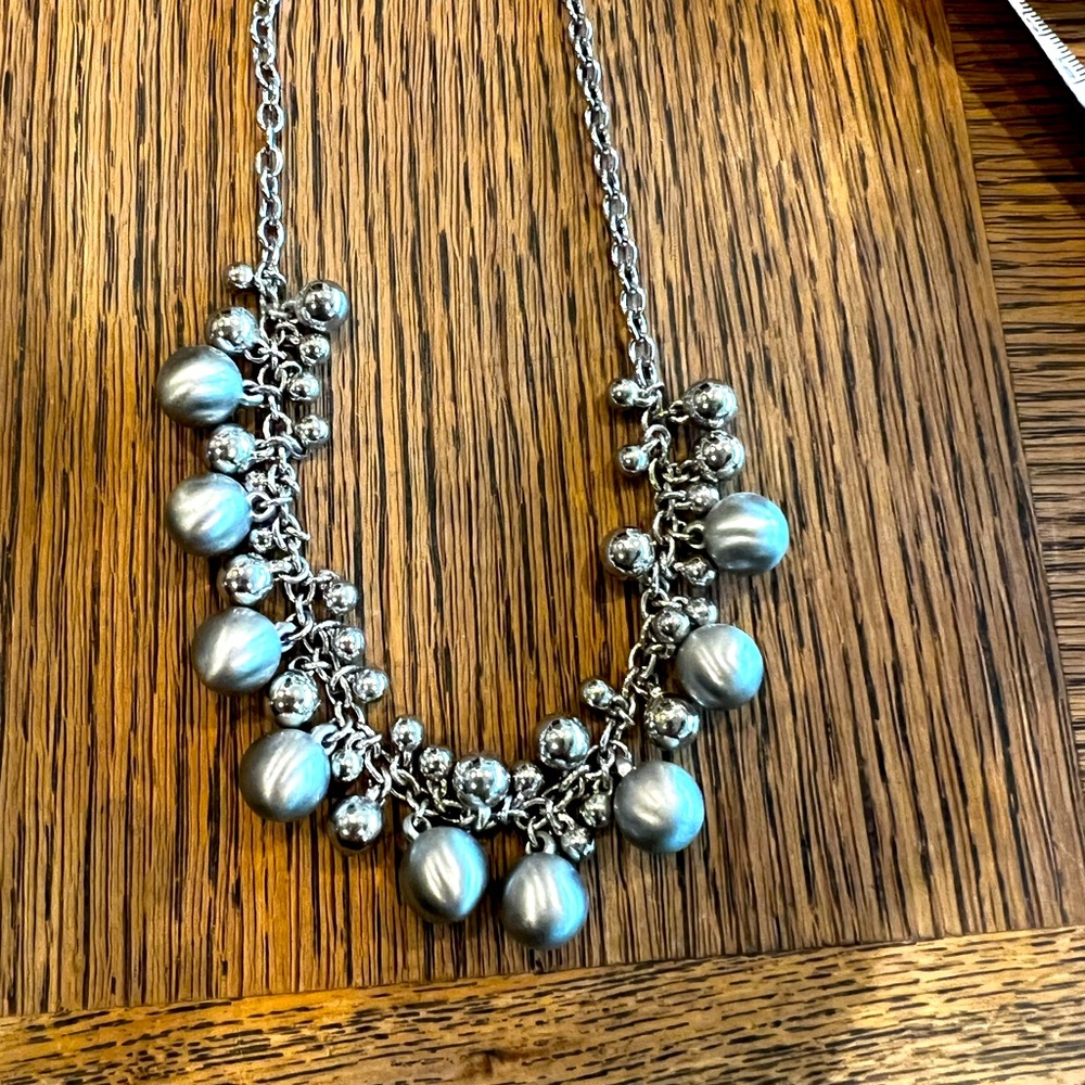 Lia Sophia silver necklace